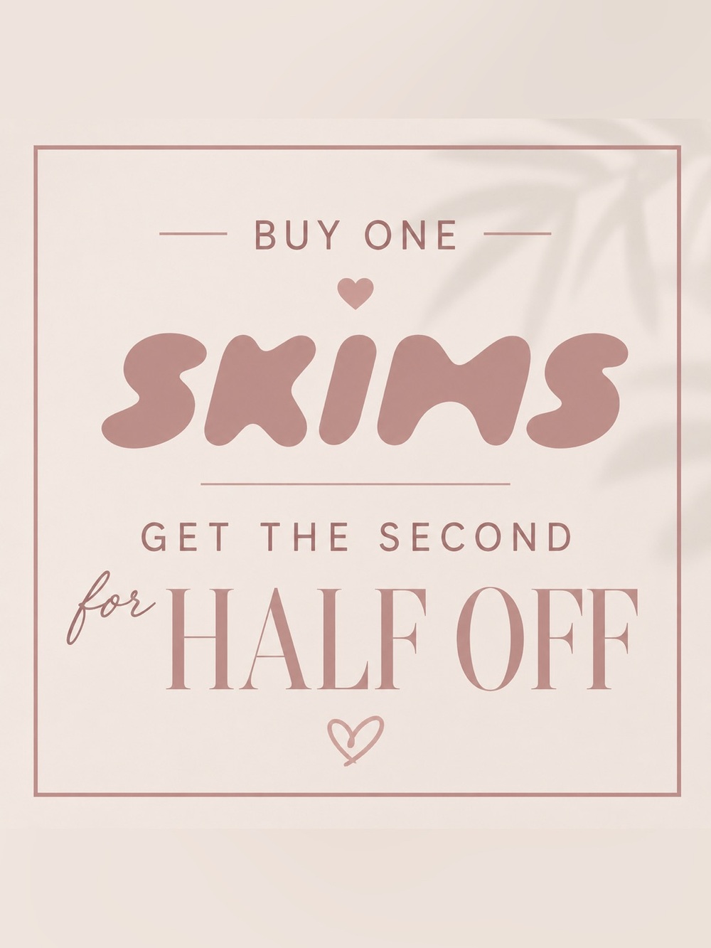 SKIMS • BOGO Half Off